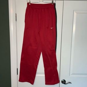 Nike Red Sweat Pants Large